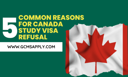 Five Common Reasons For Canada Study Visa Refusal Apply GCMS Notes