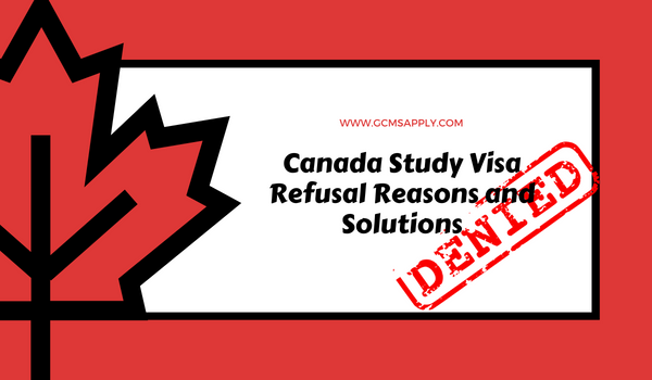 Canada Study Visa Refusal Reasons and Solutions