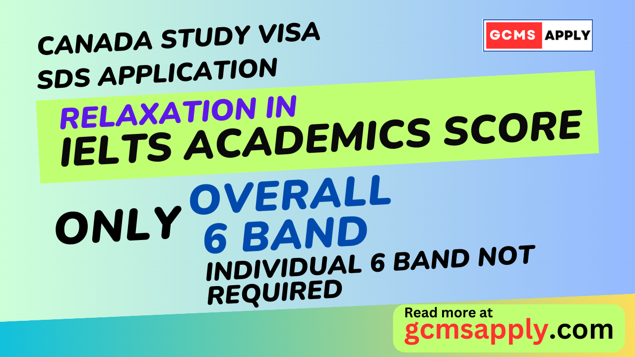 Changes to IELTS Academic Band Score Requirements for Canada SDS Applications