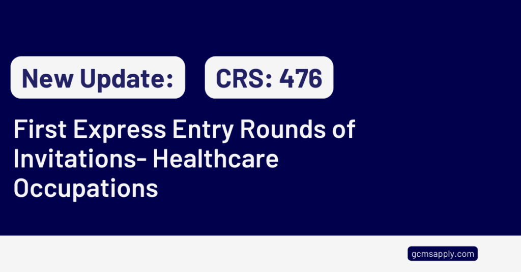 First Express Entry Rounds of Invitations- Healthcare Occupations Category Announced