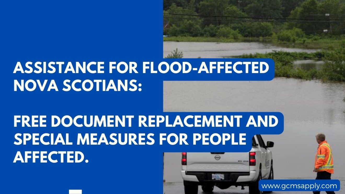 Assistance for FloodAffected Nova Scotians Free Document Replacement